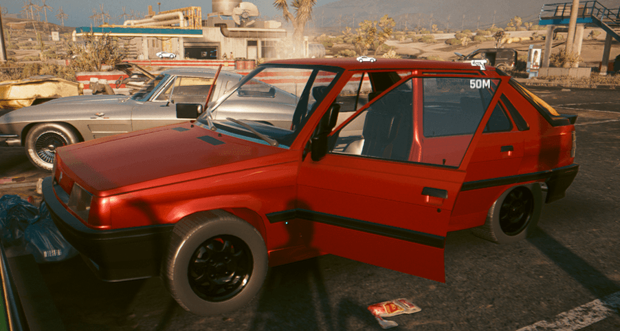 The Renault 11 Turbo I added to the game